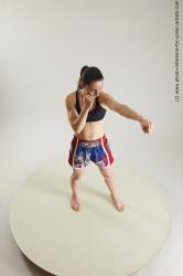 Woman MMA Fighting Poses Ronda